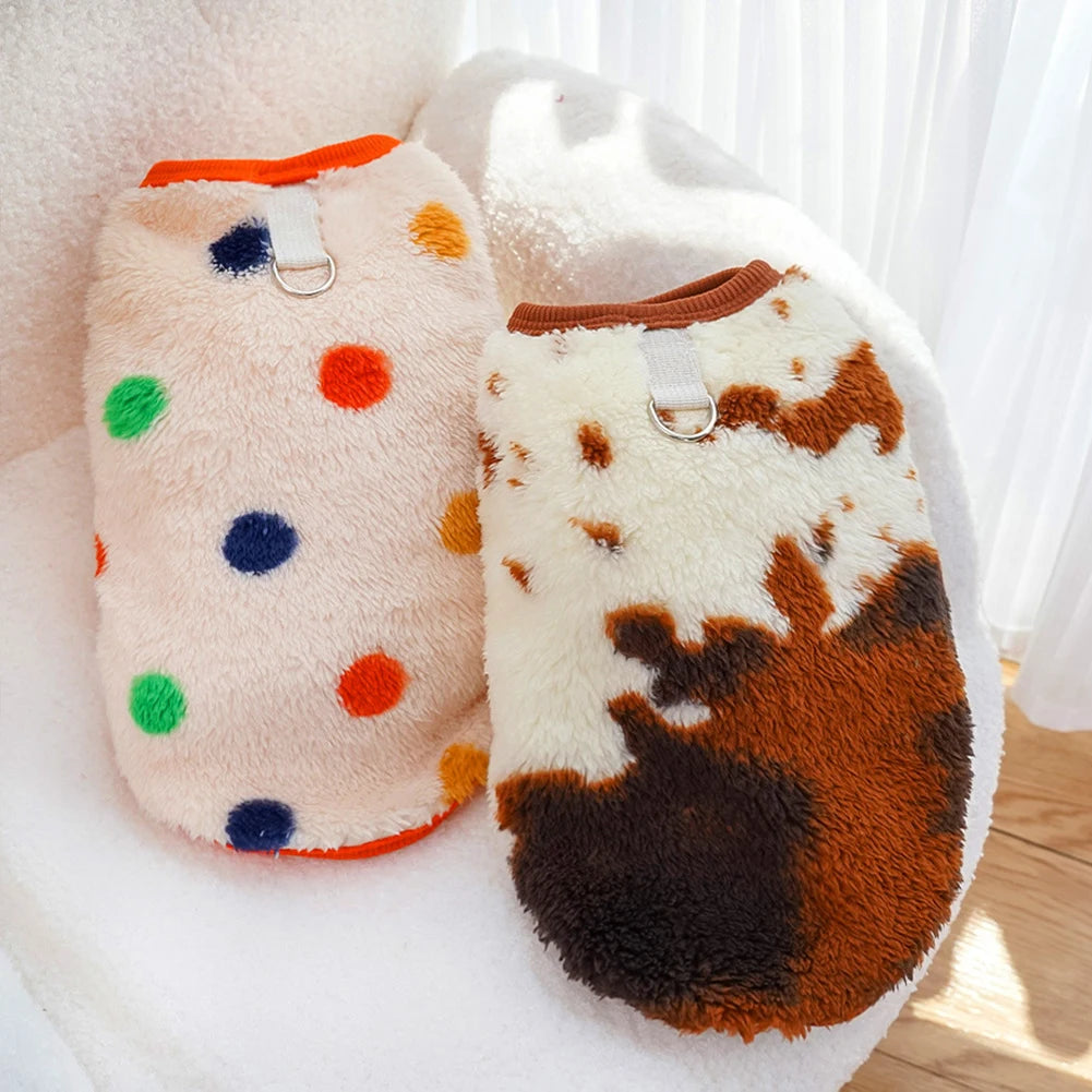 M-7XL Pet Warm Flannel Clothes Winter Dog Cat Coat Pet Clothes 5-35kg Bichon French Bulldog Clothes Pajamas