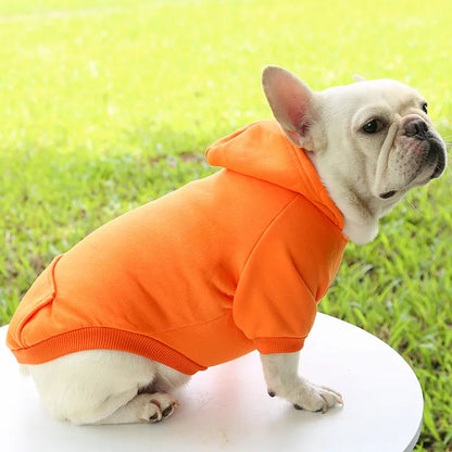 Cheap Dog Hoodie Winter Warm Dog Clothes for Small Medium Dogs French Bulldog Coat Puppy Cat Jacket Chihuahua Yorkie Pet Costume