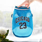Puppy Summer Dog Clothes Mesh Breathable Sport Dog Jersey Basketball Clothes T-Shirt Summer Pet Cat Shirts for Small Large Dogs
