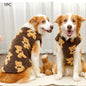 M-7XL Pet Warm Flannel Clothes Winter Dog Cat Coat Pet Clothes 5-35kg Bichon French Bulldog Clothes Pajamas