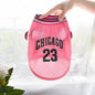 Puppy Summer Dog Clothes Mesh Breathable Sport Dog Jersey Basketball Clothes T-Shirt Summer Pet Cat Shirts for Small Large Dogs