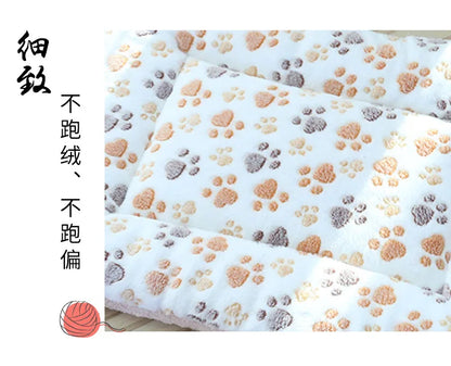 Double-sided Pet Mat Mats Short Plush Pet Sleeping Bed for Cats Small Dogs Cute Pet Pad Blanket Warm Kitten Cushion Cat Sofa Bed