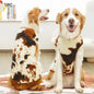 M-7XL Pet Warm Flannel Clothes Winter Dog Cat Coat Pet Clothes 5-35kg Bichon French Bulldog Clothes Pajamas